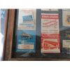 Image 5 : Old 54 Ford Match Covers In Glass With Frame, 1959 Ford Manual- Two pacific 66 Travel Maps And A 194