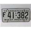 Image 1 : 1959 Sask. Farm Plate-Wheat Province