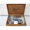 Image 1 : COSTUME JEWELLRY LOT - Full Cigar box