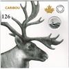 Image 1 : 2018 CANADIAN $3 SILVER COIN - .9999 PURE SILVER - CARIBOU