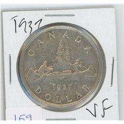 1937 Canadian Silver Dollar
