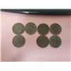 Image 1 : Lot of 7 Canada One Cent 1 Penny 1876 Queen Victoria Large cent