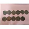 Image 1 : Lot of 11 Canada One Cent 1 Penny Queen Victoria Large cent
