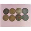 Image 2 : Lot of 8 Prince Edward's Island 1871 Cents coins Queen Victoria KM-4