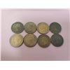 Image 1 : Lot of 8 Prince Edward's Island 1871 Cents coins Queen Victoria KM-4