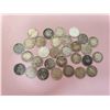Image 1 : Lot of 30 Canada 5 cent Silver Nice Lot