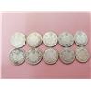 Image 1 : Lot of 10 Canada 10 cent Silver Nice Lot Highly Collectable