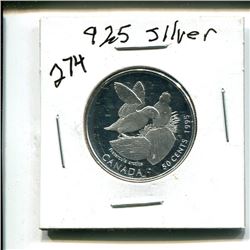 925 silver Canada 50 cent 50¢ fifty cents