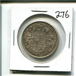 1942 Canada 50 cents 50¢ fifty cent