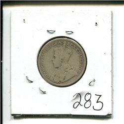 1919 Newfoundland 25 cents 25¢ twenty five cent