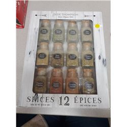 12 Jar spice collection Mason jar spice set