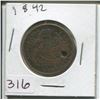 Image 1 : 1842 PROVINCE OF CANADA HALF PENNY TOKEN