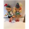 Image 1 : Pr. Swiss Alpine Folk Dolls 7" Tall