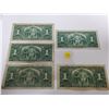 Image 2 : lot of 5 Canada 1 Dollar 1937 Bank of Canada $1 Gordon-Towers
