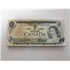 Image 4 : Lot of 25 Canada 1 Dollar 1973 Bank of Canada $1 Circulated