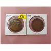 Image 1 : Lot of 2 UK Great Britain One Penny 1910 and 1914