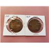 Image 2 : Lot of 2 UK Great Britain One Penny 1910 and 1914