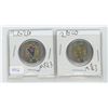 Image 1 : 2020 Canadian Twoonie Lot of 2