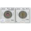 Image 1 : 2020 Canadian Twoonie Bill Reid Coloured Lot of 2