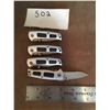 Image 1 : 4 Metal Folding Knives