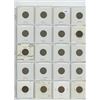 Image 1 : Sheet of 20 Canadian Small Cent Various Dates & Grades