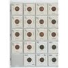Image 3 : 2 Sheets of 38 Canadian Small Cent Various Dates & Grades