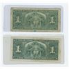 Image 2 : 2 - 1937 $1.00 Bills Sig. Gordon & Towers , Coyne & Towers