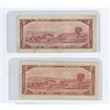 Image 2 : 1954 Bank of Canada $2.00 Bill Sig. Lawson & Bouey