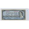 Image 1 : 1954 Bank of Canada $5.00 Bill Sig. Bouey & Rasminsky