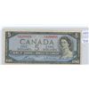 Image 1 : 1954 Bank of Canada $5.00 Bill Sig. Bouey & Rasminsky