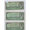 Image 1 : 1967 Bank of canada $1.00 Centennial Bill 1867-1967 x 3