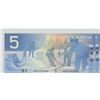 Image 2 : 2002 Bank of canada $5.00 Bill Sig. Knight & Dodge