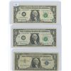 Image 1 : American $1.00 Bills 1957, 1963, 1995, Lot of 3