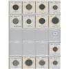 Sheet of World Coins Lot of 13