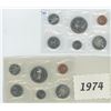 Canadian Uncirculated Set 1974 x 2