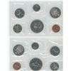Image 1 : Canadian Uncirculated Set 1974, 1975 Lot of 2