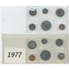 790  Canadian Uncirculated Set 1977 x 2
