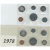 Image 1 : Canadian Uncirculated Set 1978, 1979 Lot of 2