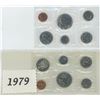 Canadian Uncirculated Set 1979, 1980 x  lot of 2