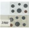 Canadian Uncirculated Set 1980, 1981 Lot of 2