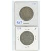 Image 1 : Canadian 50c 1911, 1912 Lot of 2