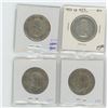 Image 2 : Canadian 50c 1950, 1952, 1953 x2 Lot of 4