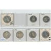 Image 1 : Canadian 50c 1965, 1966, 1967 x 3, 1968, 1969 Lot of 7