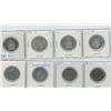Image 1 : Canadian 50c Various Dates & Grades Lot of 8