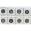 Image 1 : Canadian 50c Various Dates & Grades Lot of 8