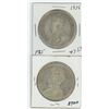 Image 2 : Canadian Silver Dollars 1935, 1936 Lot of 2