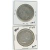 Image 2 : Canadian Silver Dollars 1949, 1950 Lot of 2