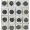 Image 1 : Canadian Nickel Dollars Lot of 16