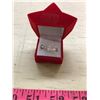 Image 1 : Silver Cubic Zirconia Ring size 7.5