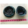 Image 1 : Evangeline Canada 967 + Footed Shell Pottery Ashtrays